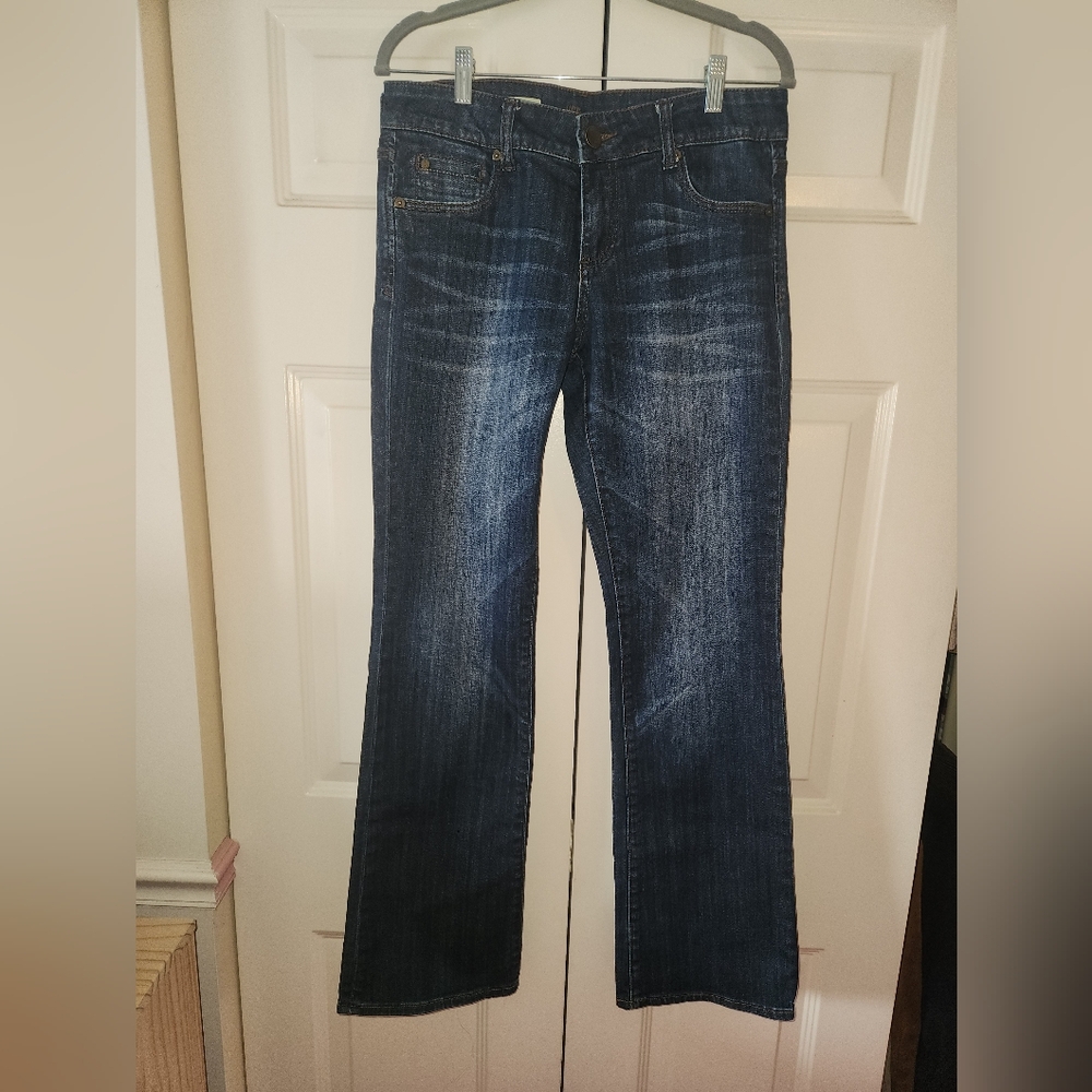 Kut from the Kloth Natalie Dark Blue Boot Cut Jeans